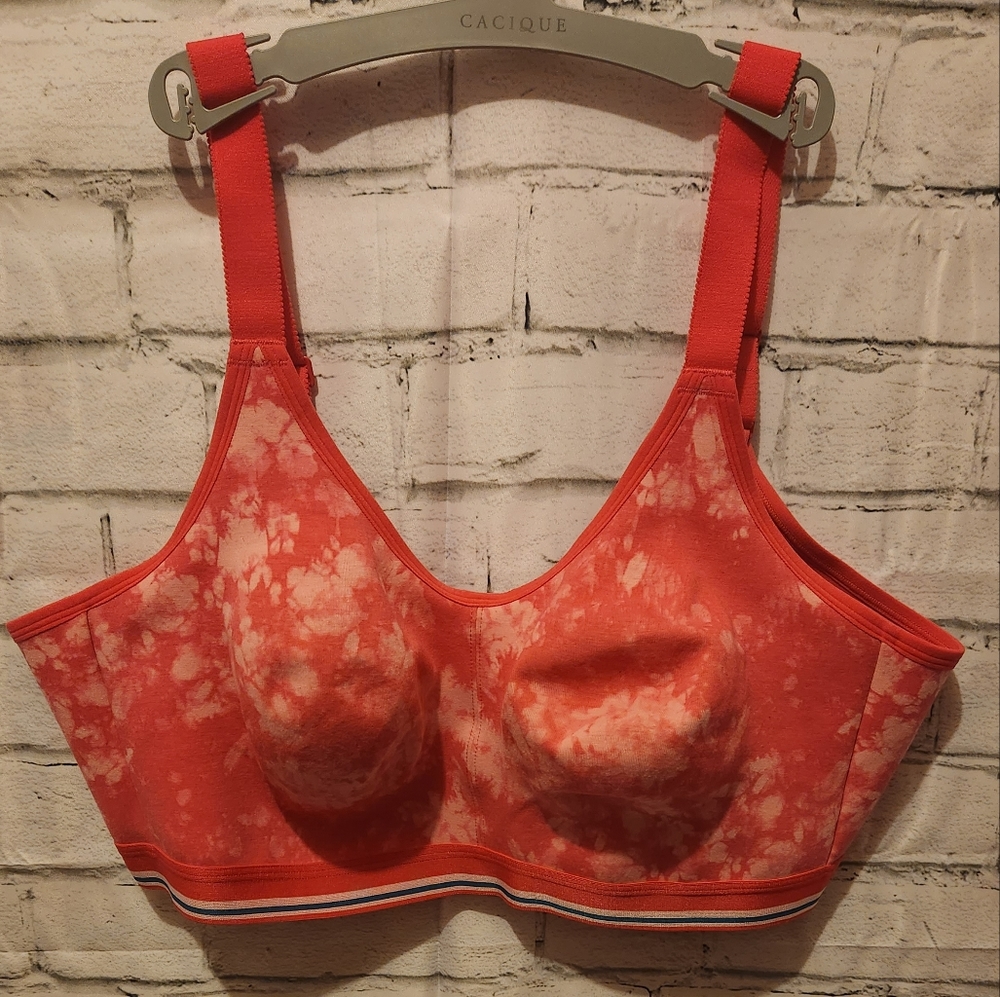 Cacique Lane Bryant lightly lined no wire bra 44DD